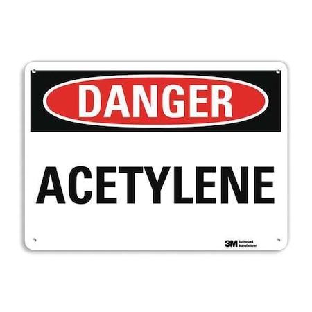 Danger Sign, 10 in H, 14 in W, Vertical Rectangle, English, U3-1083-NA_14x10 MPN:U3-1083-NA_14x10