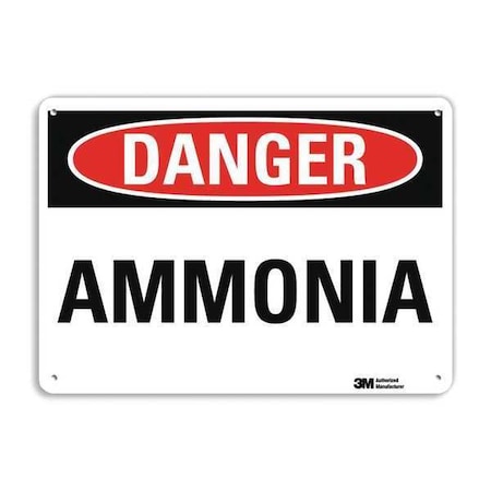 Danger Sign, 4 Hole Mount, 10in W x 7in H, U3-1102-RA_10X7 MPN:U3-1102-RA_10X7