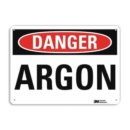 Danger Sign, 10 in H, 14 in W, Vertical Rectangle, English, U3-1106-NA_14x10 MPN:U3-1106-NA_14x10