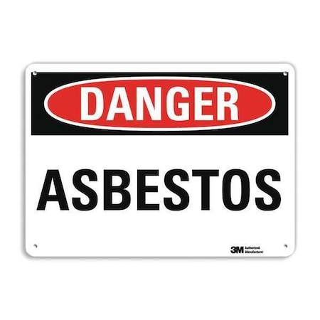 Danger Sign, 4 Hole Mount, 10in W x 7in H, U3-1107-RA_10X7 MPN:U3-1107-RA_10X7