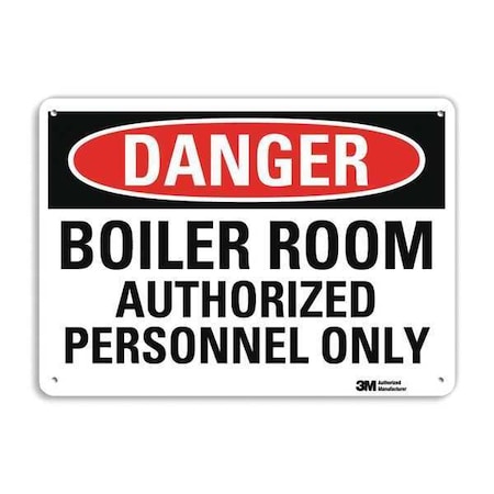 Danger Sign, 10 in H, 14 in W, Plastic, Horizontal Rectangle, English, U3-1138-NP_14X10 MPN:U3-1138-NP_14X10