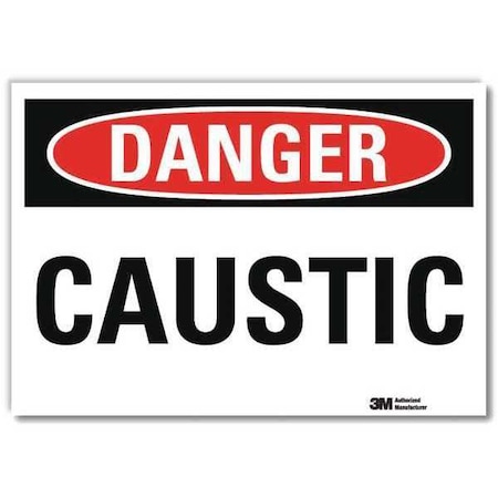 Danger Sign, 10 in H, 14 in W, Horizontal Rectangle, English, U3-1151-RD_14X10 MPN:U3-1151-RD_14X10