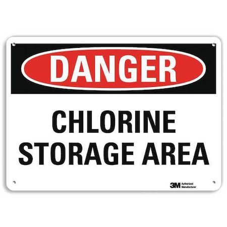 Plastic Danger Sign, 4 Holes, 10