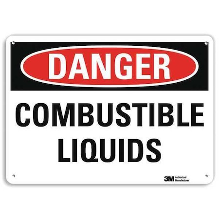 Danger Sign, 10 in H, 14 in W, Plastic, Horizontal Rectangle, English, U3-1183-NP_14X10 MPN:U3-1183-NP_14X10