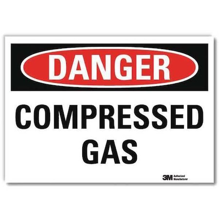 Danger Sign, 7 in H, 10 in W, Vertical Rectangle, English, U3-1186-RD_10X7 MPN:U3-1186-RD_10X7