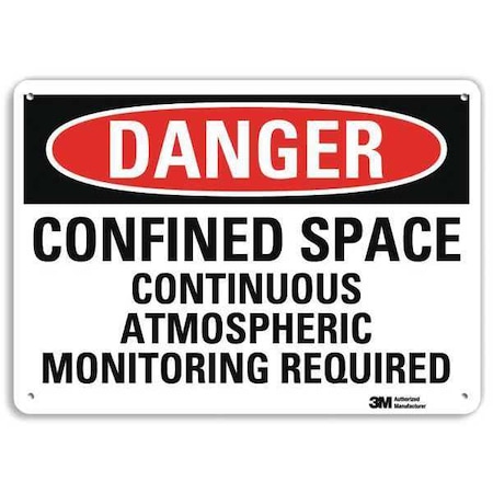 Plastic Danger Sign, 4 Holes, 14