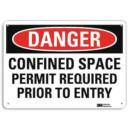 Plastic Danger Sign, 4 Holes, 14
