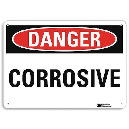 Danger Sign, 7 in H, 10 in W, Plastic, Vertical Rectangle, English, U3-1268-NP_10X7 MPN:U3-1268-NP_10X7