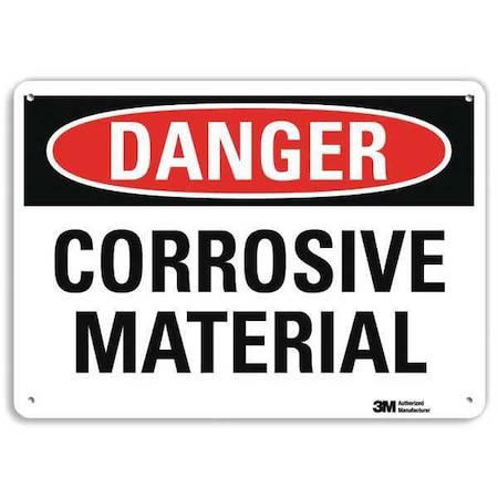 Danger Sign, 10 in H, 14 in W, Plastic, Horizontal Rectangle, English, U3-1274-NP_14X10 MPN:U3-1274-NP_14X10