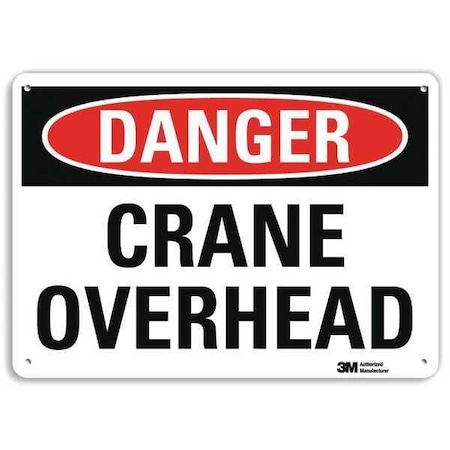 Danger Sign, 10 in Height, 14 in Width, Plastic, Horizontal Rectangle, English MPN:U3-1279-NP_14X10