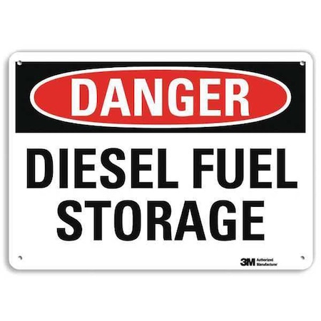 Danger Sign, 10 in H, 14 in W, Plastic, Horizontal Rectangle, English, U3-1299-NP_14X10 MPN:U3-1299-NP_14X10