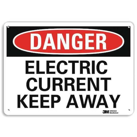 Plastic Danger Sign, 4 Holes, 10