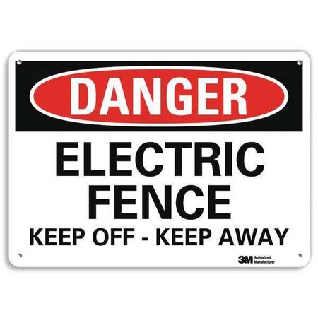 Plastic Danger Sign, 4 Holes, 10