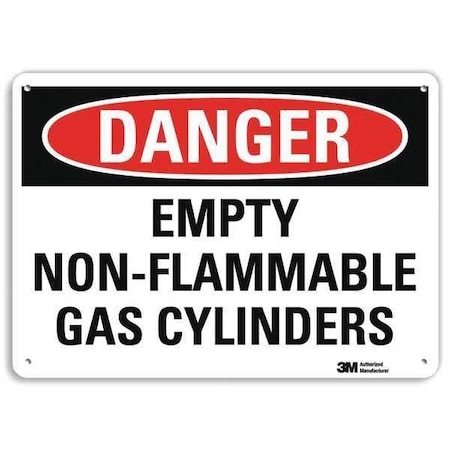 Danger Sign, 10 in H, 14 in W, Horizontal Rectangle, English, U3-1424-NA_14x10 MPN:U3-1424-NA_14x10