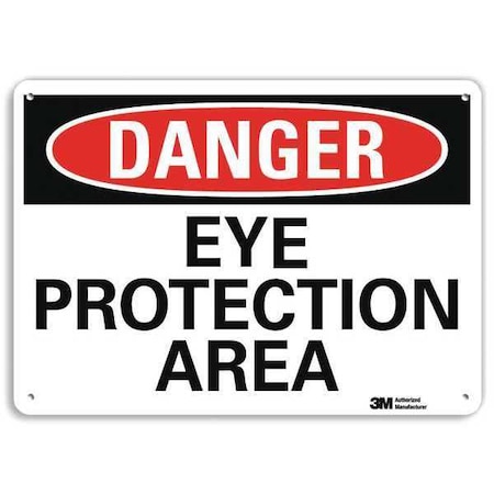 Plastic Danger Sign, 4 Holes, 14