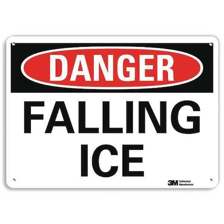 Danger Sign, 7 in H, 10 in W, Plastic, Vertical Rectangle, English, U3-1464-NP_10X7 MPN:U3-1464-NP_10X7
