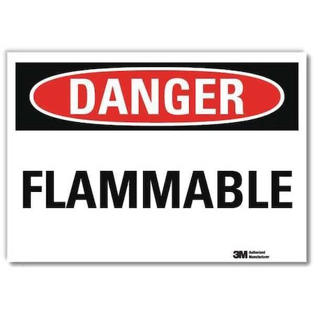 Danger Sign, 10 in H, 14 in W, Horizontal Rectangle, English, U3-1471-RD_14X10 MPN:U3-1471-RD_14X10