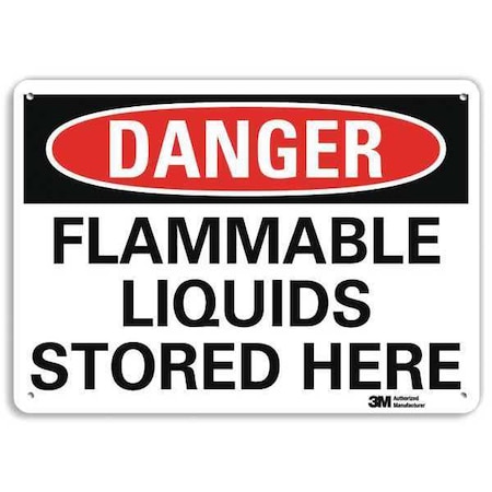 Danger Sign, 10 in H, 14 in W, Plastic, Horizontal Rectangle, English, U3-1490-NP_14X10 MPN:U3-1490-NP_14X10