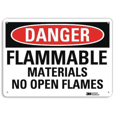Danger Sign, 10 in H, 14 in W, Plastic, Horizontal Rectangle, English, U3-1501-NP_14X10 MPN:U3-1501-NP_14X10
