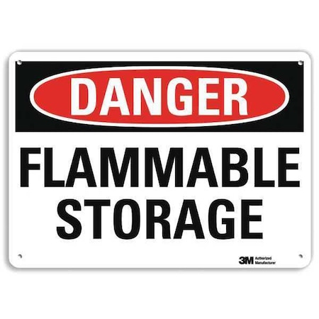 Danger Sign, 10 in H, 14 in W, Horizontal Rectangle, English, U3-1508-NA_14x10 MPN:U3-1508-NA_14x10