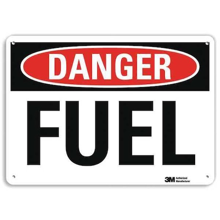 Danger Sign, 7 in H, 10 in W, Plastic, Vertical Rectangle, English, U3-1520-NP_10X7 MPN:U3-1520-NP_10X7