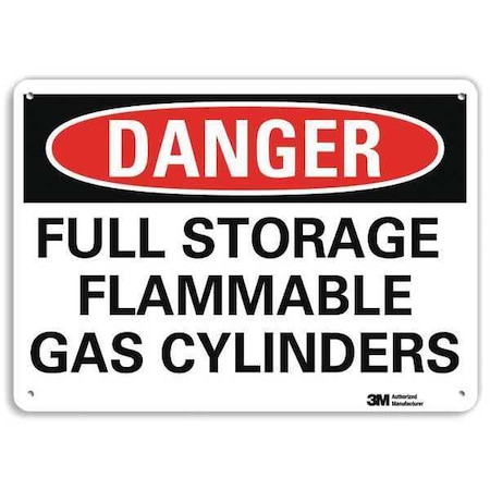 Danger Sign, 10 in H, 14 in W, Horizontal Rectangle, English, U3-1525-NA_14x10 MPN:U3-1525-NA_14x10
