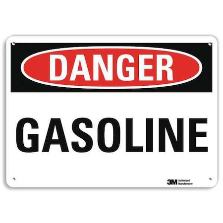 Danger Sign, 7 in H, 10 in W, Plastic, Vertical Rectangle, English, U3-1531-NP_10X7 MPN:U3-1531-NP_10X7