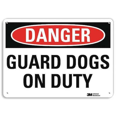 Danger Sign, 10 in H, 14 in W, Plastic, Horizontal Rectangle, English, U3-1539-NP_14X10 MPN:U3-1539-NP_14X10