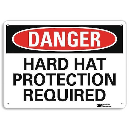 Plastic Danger Sign, 4 Holes, 14