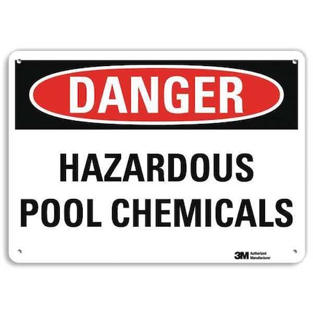 Danger Sign, 7 in H, 10 in W, Plastic, Vertical Rectangle, English, U3-1575-NP_10X7 MPN:U3-1575-NP_10X7