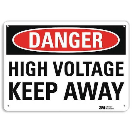 Plastic Danger Sign, 4 Holes, 10