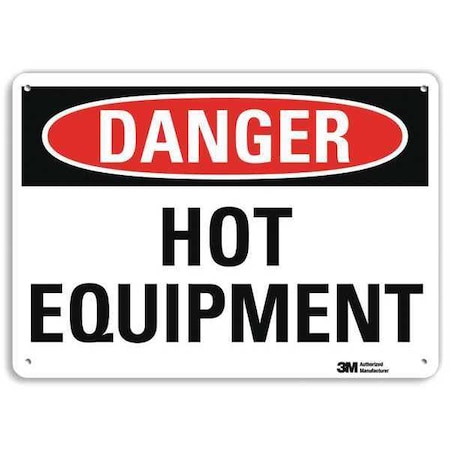 Danger Sign, 10 in H, 14 in W, Plastic, Horizontal Rectangle, English, U3-1655-NP_14X10 MPN:U3-1655-NP_14X10