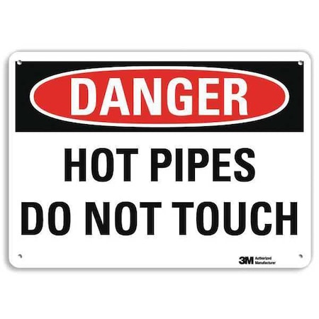 Danger Sign, 7 in H, 10 in W, Plastic, Vertical Rectangle, English, U3-1659-NP_10X7 MPN:U3-1659-NP_10X7