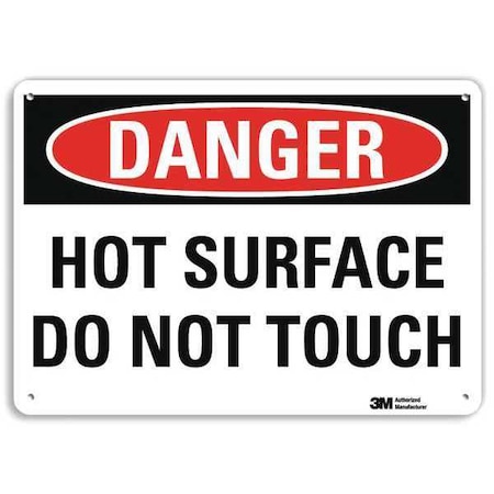 Danger Sign, 7 in H, 10 in W, Plastic, Vertical Rectangle, English, U3-1660-NP_10X7 MPN:U3-1660-NP_10X7