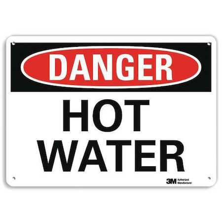 Danger Sign, 10 in H, 14 in W, Plastic, Horizontal Rectangle, English, U3-1661-NP_14X10 MPN:U3-1661-NP_14X10