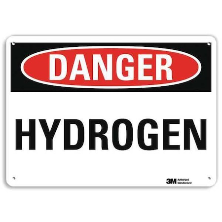 Danger Sign, 10 in H, 14 in W, Plastic, Horizontal Rectangle, English, U3-1666-NP_14X10 MPN:U3-1666-NP_14X10