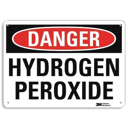 Danger Sign, 10 in H, 14 in W, Horizontal Rectangle, English, U3-1671-NA_14x10 MPN:U3-1671-NA_14x10