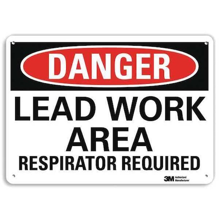 Plastic Danger Sign, 4 Holes, 14