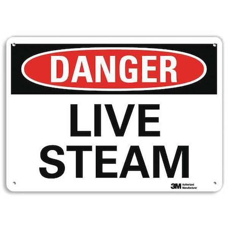 Danger Sign, 7 in H, 10 in W, Plastic, Vertical Rectangle, English, U3-1756-NP_10X7 MPN:U3-1756-NP_10X7