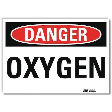 Danger Sign, 10 in H, 14 in W, Horizontal Rectangle, English, U3-1894-RD_14X10 MPN:U3-1894-RD_14X10