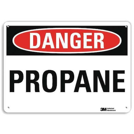 Danger Sign, 10 in H, 14 in W, Plastic, Horizontal Rectangle, English, U3-1934-NP_14X10 MPN:U3-1934-NP_14X10