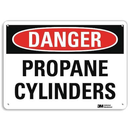 Danger Sign, 7 in H, 10 in W, Plastic, Vertical Rectangle, English, U3-1935-NP_10X7 MPN:U3-1935-NP_10X7