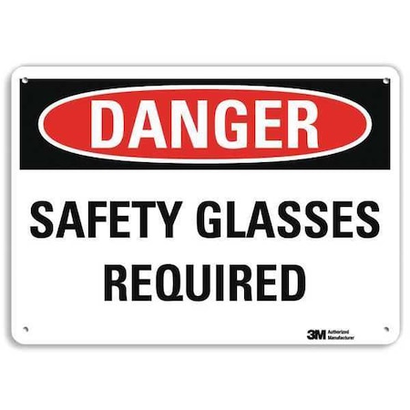 Plastic Danger Sign, 4 Holes, 14
