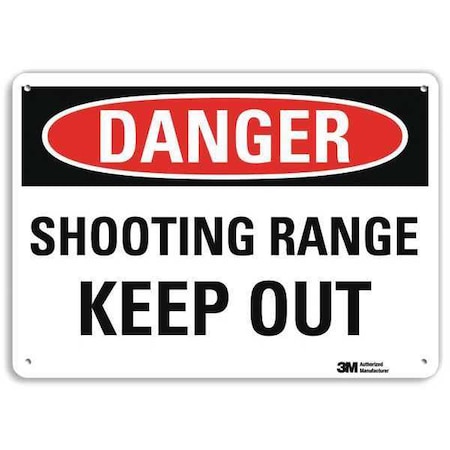 Danger Sign, 7 in H, 10 in W, Plastic, Vertical Rectangle, English, U3-1978-NP_10X7 MPN:U3-1978-NP_10X7