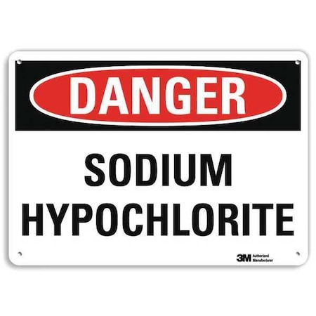 Danger Sign, 7 in H, 10 in W, Plastic, Vertical Rectangle, English, U3-1985-NP_10X7 MPN:U3-1985-NP_10X7