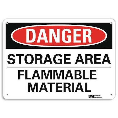 Danger Sign, 7 in H, 10 in W, Plastic, Vertical Rectangle, English, U3-1996-NP_10X7 MPN:U3-1996-NP_10X7