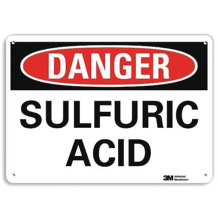 Danger Sign, 10 in H, 14 in W, Plastic, Horizontal Rectangle, English, U3-1997-NP_14X10 MPN:U3-1997-NP_14X10