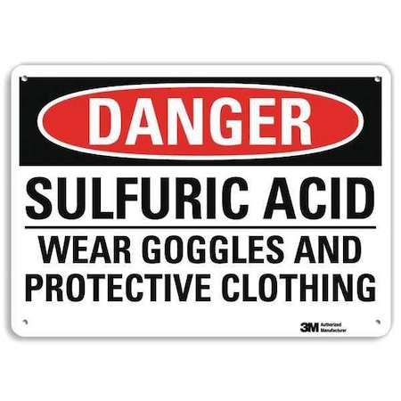 Plastic Danger Sign, 4 Holes, 10