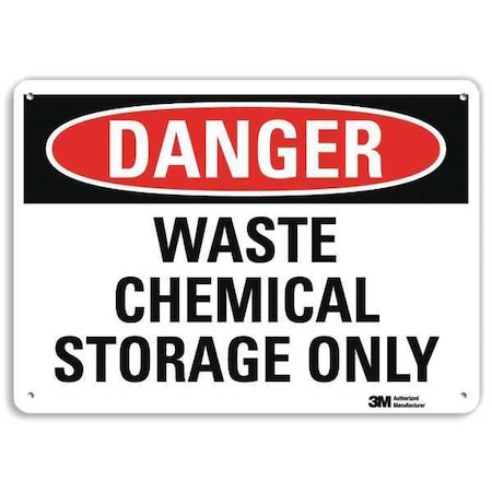 Danger Sign, 10 in H, 14 in W, Plastic, Horizontal Rectangle, English, U3-2039-NP_14X10 MPN:U3-2039-NP_14X10