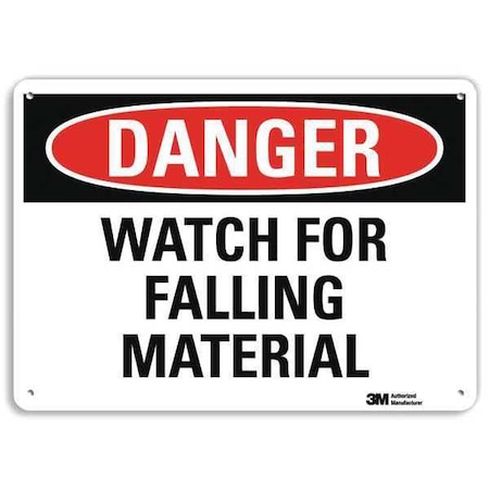 Danger Sign, 10 in H, 14 in W, Plastic, Horizontal Rectangle, English, U3-2043-NP_14X10 MPN:U3-2043-NP_14X10
